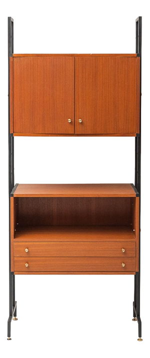 Teak Bookcase from AV Arredamenti, 1960s