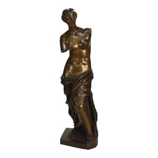Large 39" Reduction Pierre-Louis Frédéric Sauvage Bronze “Venus De Milo" C1900 For Sale