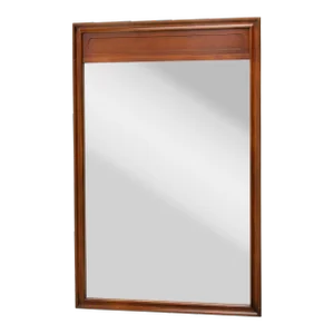 Unagusta Serene Walnut Wall Dresser Mirror