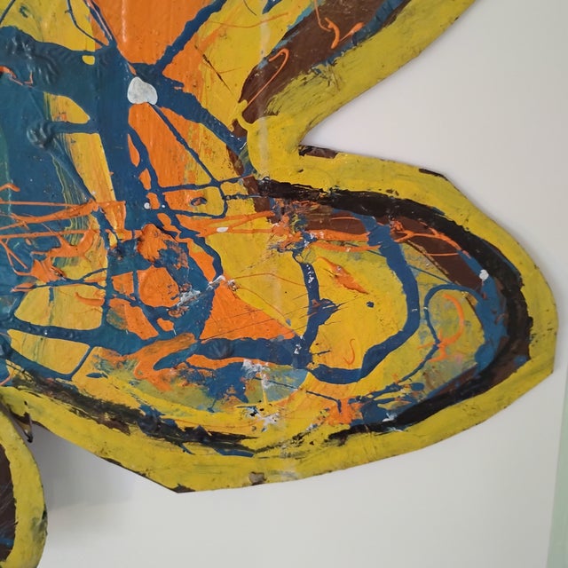 Metal Original Mary L. Proctor Sheet Metal Cutout "Grace Butterfly" For Sale - Image 7 of 17