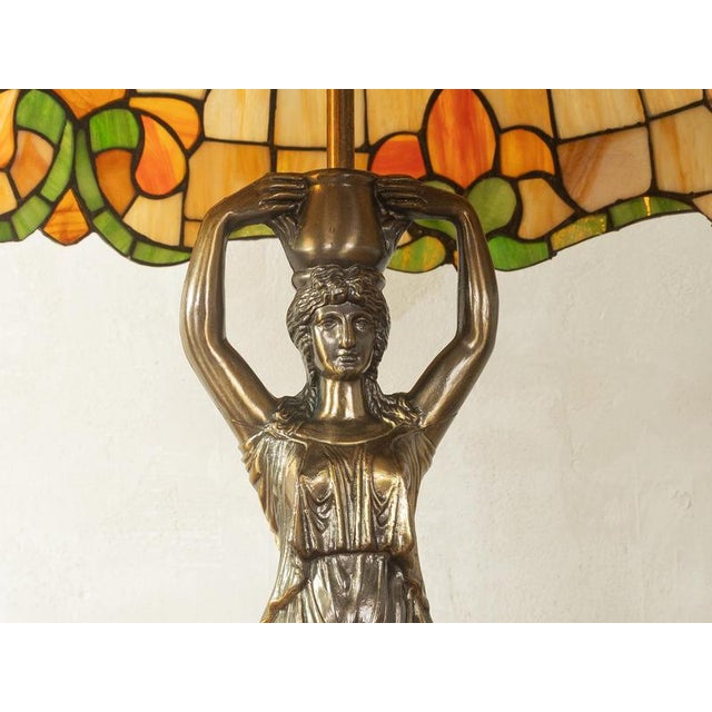Art Nouveau Tiffany Table Lamp For Sale - Image 6 of 11