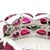 18k White Gold Ruby and Diamond Eternity Band Ring, 5.50 Carats, Size 8 For Sale - Image 9 of 9