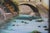 Large Original Mediterranean Village Landscape Oil Painting | 40” X 48” | Framed Architectural River Scene For Sale - Image 4 of 4