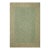 Chris Loves Julia x LoloiFrancis Green / Natural 2'-3" x 3'-9" Accent Rug For Sale