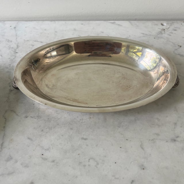 Vintage Wm. A. Rogers Oneida Silver Serving Dish With Lid For Sale In New York - Image 6 of 11