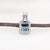 9.4ct London Blue Topaz Pendant w Natural Diamond Accents in 14K Gold | CU 12mm For Sale In Columbus - Image 6 of 6
