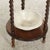 Late 19th Century Victorian Wood Wash Stand With Barley Twist & Swivel Mirror For Sale - Image 4 of 8