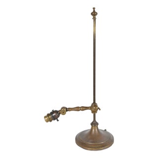 Antique Adjustable Student DeskLamp from Faraday & Son, 1900s For Sale