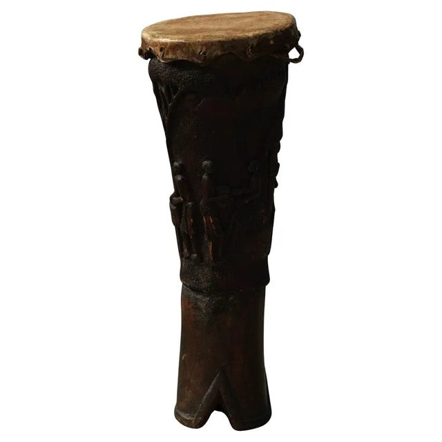 African Organic Wooden Carved Sculpture, 1950s For Sale - Image 9 of 9