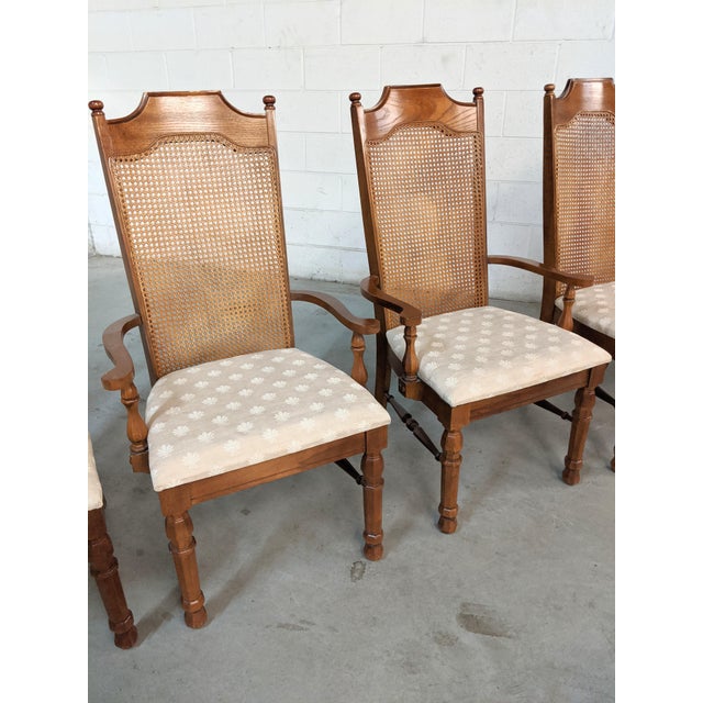 Vintage Cane Back Dining Chairs Images