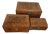 Mid-20th Century Chinese Carved Camphorwood Nested Boxes (Set of 3) by Hung Hop Chests Co. For Sale