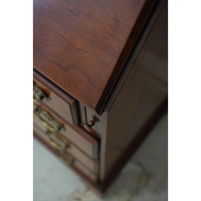 Wright Table Co Cherry Secretary Desk For Sale - Image 11 of 18