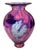 David Lindsay Art Glass Vase Hearts Pink Purple California Decor Nourot Student For Sale - Image 4 of 13