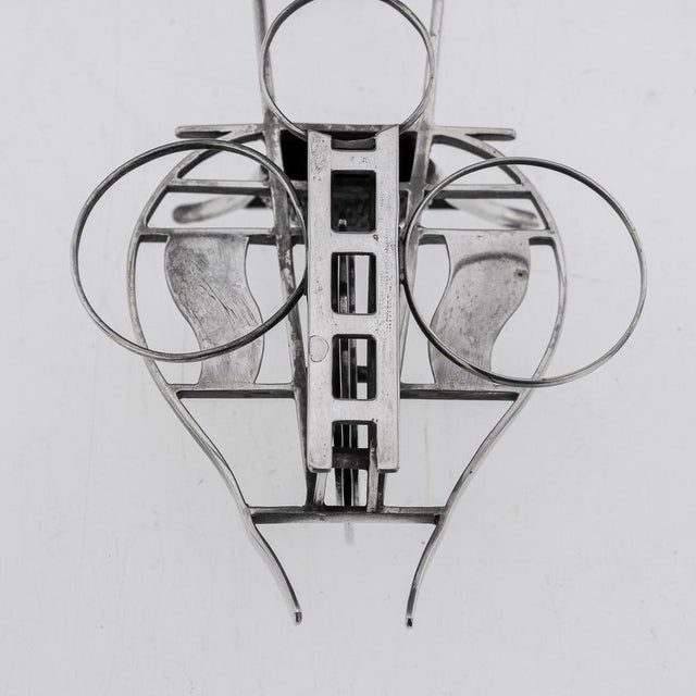 20th Century Chinese Export Silver Condiment Set, 1900s, Set of 3 For Sale - Image 12 of 18