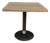 Vintage Oak Bistro Table, 1960s For Sale