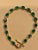 Green 12 Ct Natural Brazilian Emerald and Diamond Tennis Bracelet 14 Karat Yellow Gold For Sale - Image 8 of 8