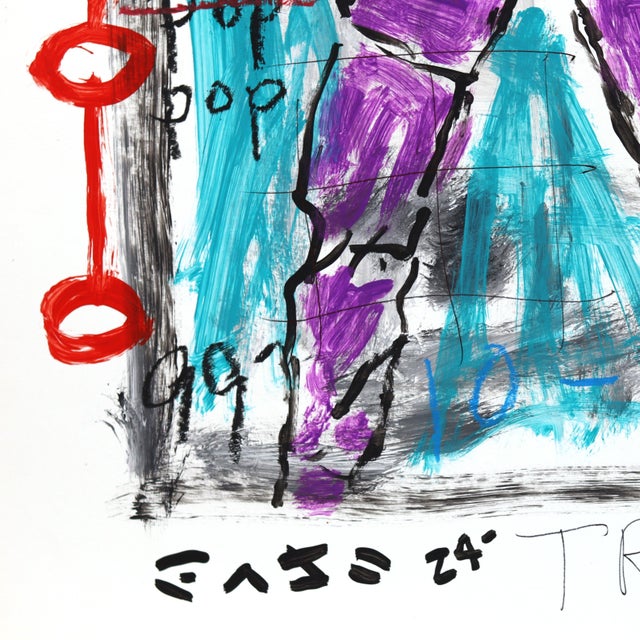 Shoot Me Tender - Abstract Figurative Elvis Portrait Artwork by Gary John For Sale - Image 4 of 6