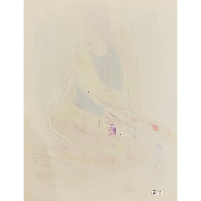 Contemporary 1970s John Reilly Female Nude Painting For Sale - Image 3 of 3