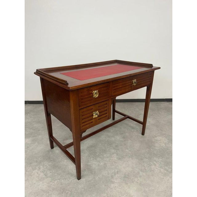 Smaller Secession Writing Desk, 1890s For Sale - Image 5 of 13