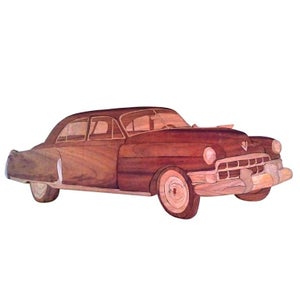 1949 Inlaid Cadillac Wall Decoration