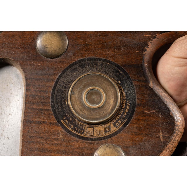 Circa 1920 Spear & Jackson “Spearior” Handsaws Oversized Trade Sign For Sale - Image 9 of 9