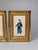 A fine pair of Chinese figural costume lithographs depicting a male court official or mandarin figure and a female figure...