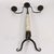 Spanish Spanish Baroque Style Twisted Wood & Iron Floor Candlesticks - Pair For Sale - Image 3 of 7