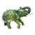 Large Carved Serpentine “New Jade” Elephant Sculpture — Hollywood Regency Palm Beach Estate Object For Sale