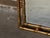 Gold Midcentury Italian Gilt Faux Bamboo Mirror with Beveled Glass For Sale - Image 8 of 10