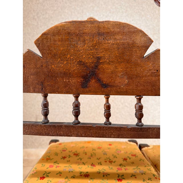 Early 1900s Handmade Vintage California Mission-Style Children's Chairs Pair For Sale In Los Angeles - Image 6 of 12