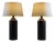Scandinavian Brutalist Ceramic Table Lamps from Guldkroken, Sweden, 1960s, Set of 2 For Sale