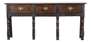 George III Oak Dresser Base, 1790