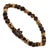 Contemporary Freedom Wolf Tiger's Eye Stone Men's Bracelet For Sale - Image 3 of 8