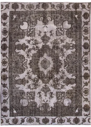Early 20th Century Antique Overdyed Wool Rug