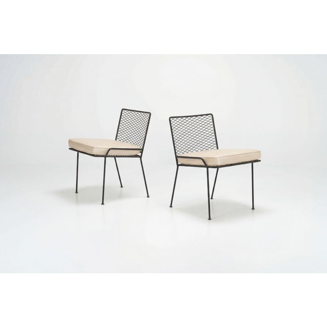 Mid-Century Modern Original Pair of Van Keppel-Green Expanded Metal Series Chairs, Model 872, 1953 For Sale - Image 3 of 14
