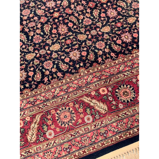 Textile 1940s Navy Antique Turkish Sivas For Sale - Image 7 of 9