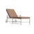 Brown Jordan Venetian Adjustable Chaise With Wheels, Dove frame with Fusion Clay fabric For Sale - Image 12 of 12