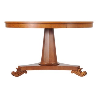 Ralph Lauren Palladian Style Pedestal Center or Dining Table For Sale