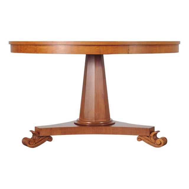 Ralph Lauren Palladian Style Pedestal Center or Dining Table For Sale