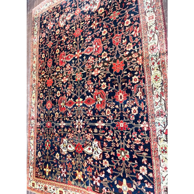 Traditional Antique Persian Feraghan Rug For Sale - Image 3 of 10