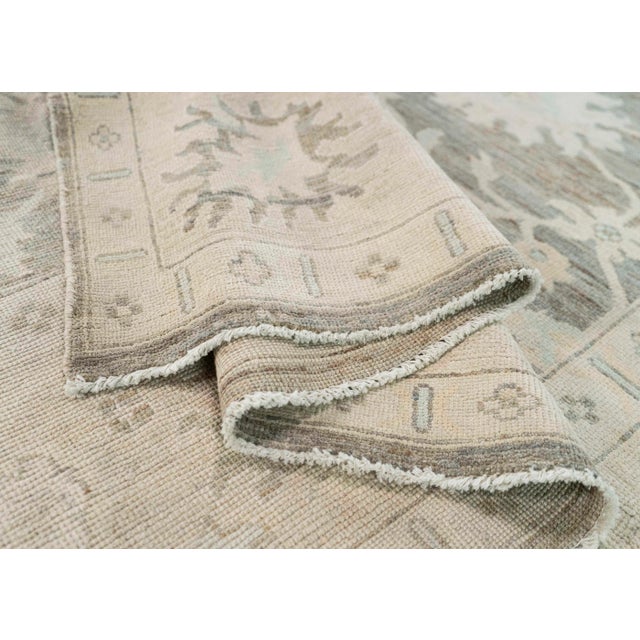 Oushak Rug 7'8" x 9'10" #21385 For Sale In Houston - Image 6 of 8