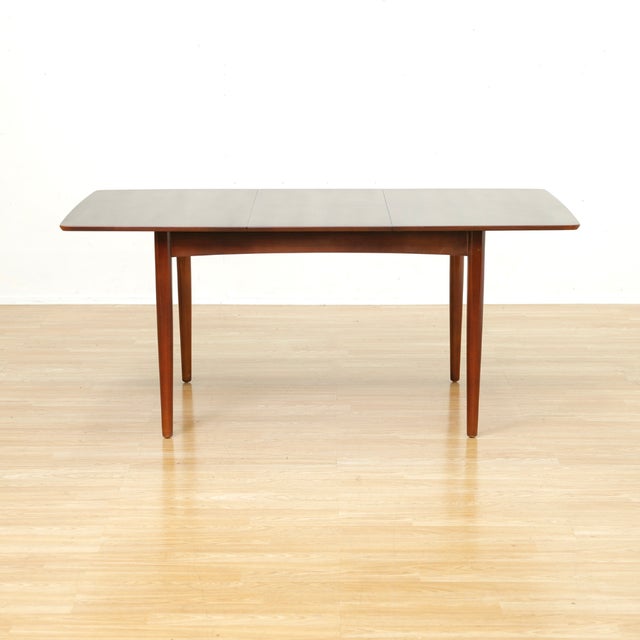 Mid-Century Modern 1960s Mid Century English Walnut Extending Dining Table For Sale - Image 3 of 10