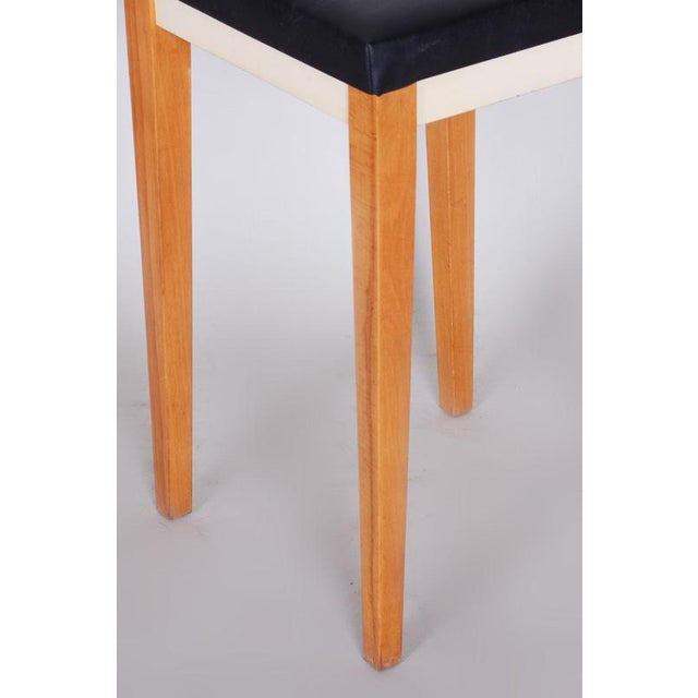 Mid-Century Stool in Beech, Czech, 1950s For Sale - Image 6 of 7