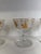 Glass 1950s Set of 5 Libbey Glass Golden Foliage Champagne Coupes or Dessert Glasses For Sale - Image 7 of 10