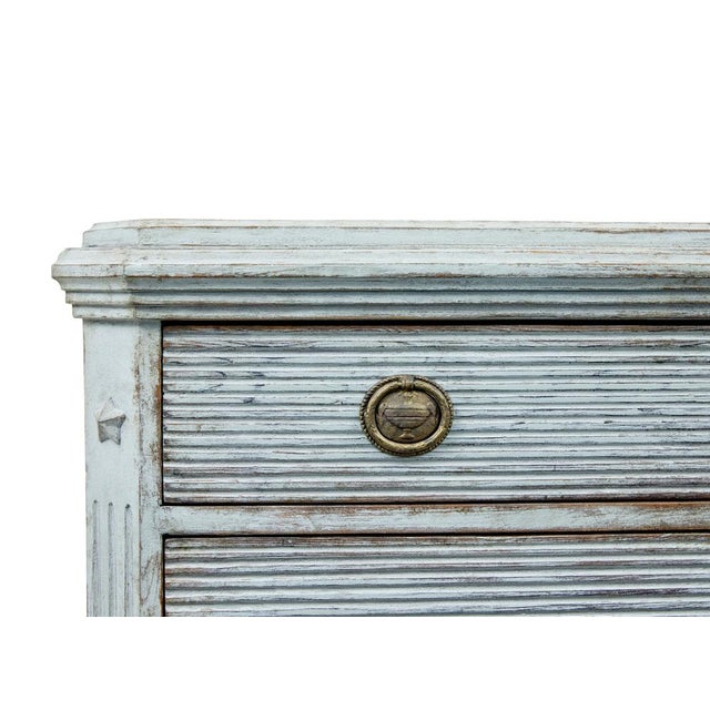 Swedish Hand-Painted Chests of Drawers, 1880, Set of 2 For Sale - Image 9 of 10