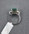 Green 10.43 Ct Gia Certified Zambian Emerald & Diamond Ring Size 7 For Sale - Image 8 of 10