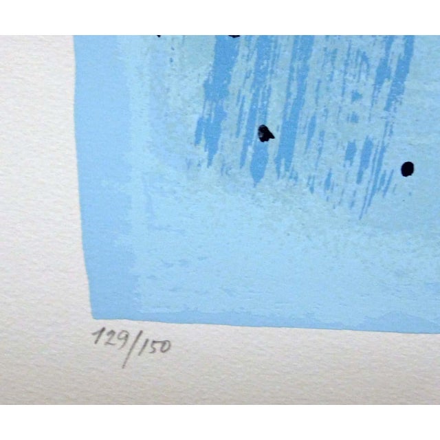 1970s Philippe Lepatre "Holy Spring" Hand Signed Art Lithograph, Abstract, France For Sale - Image 5 of 5