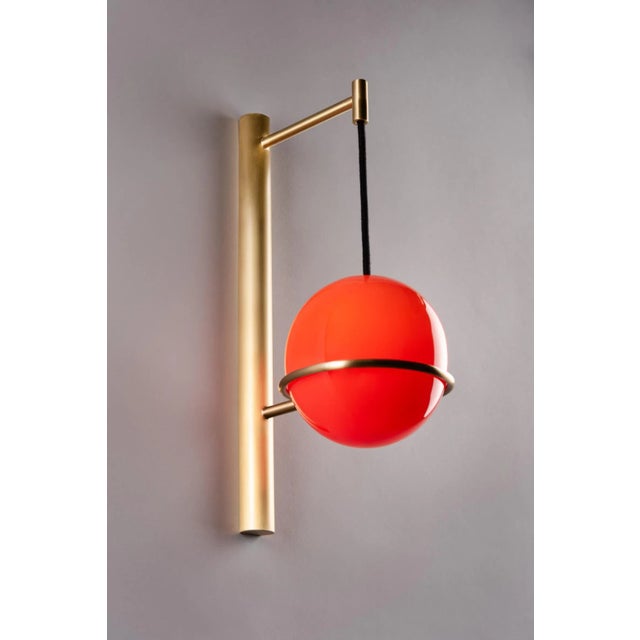 Lantern Wall Light by Atelier Demichelis For Sale - Image 4 of 6