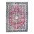 1970s Vintage Persian Handmade Wool Cotton Light Red Area Rug For Sale