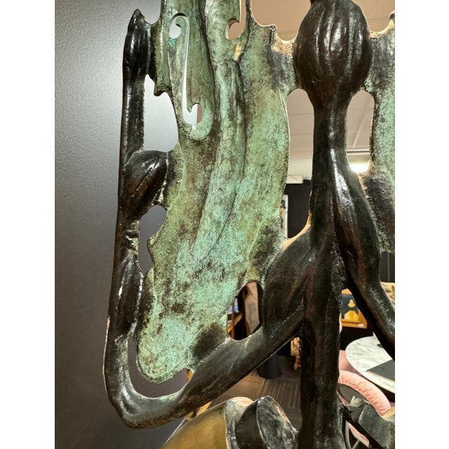 Sculpture in Polychrome Bronze by Cristian Todié For Sale - Image 4 of 9